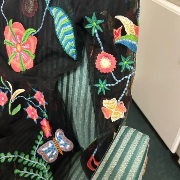 Saltwater LUXE Black FLORAL TULLE MAXI HOST PICK 💖💰🦋💗💜💯👀👀 - Picture 5 of 9